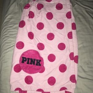 Victoria secret pink body towel